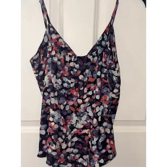 Allison Joy Multicolor Dot Pattern Blousy Cami Size XS - Picture 2 of 5